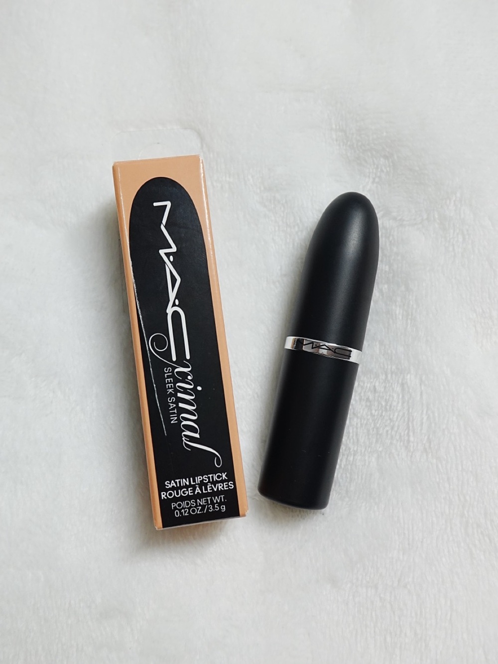 MAC Cosmetics MACximal Sleek Satin Lipstick - Peachstock - NIB